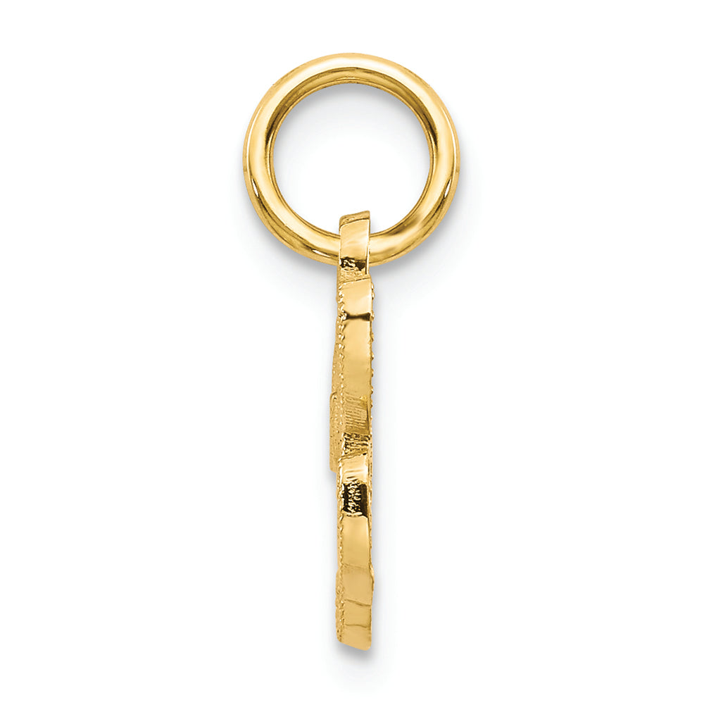 FJC Finejewelers 14k Yellow Gold Casted Initial H Charm