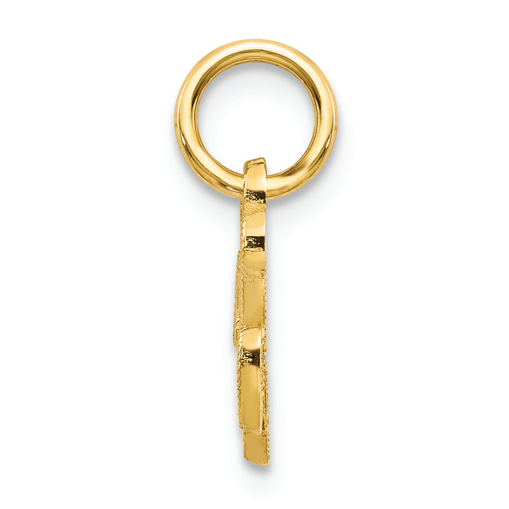 FJC Finejewelers 14k Yellow Gold Casted Initial K Charm