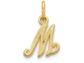 FJC Finejewelers 14k Yellow Gold Casted Initial M Charm