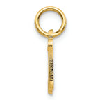 FJC Finejewelers 14k Yellow Gold Casted Initial N Charm