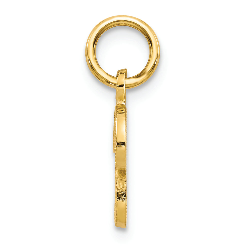 FJC Finejewelers 14k Yellow Gold Casted Initial P Charm