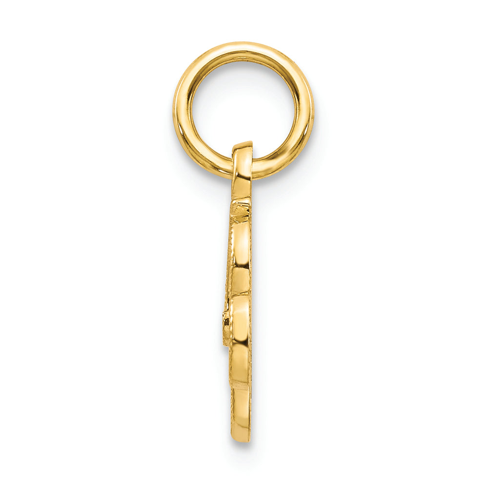 FJC Finejewelers 14k Yellow Gold Casted Initial R Charm