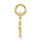 FJC Finejewelers 14k Yellow Gold Casted Initial R Charm