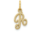 FJC Finejewelers 14k Yellow Gold Casted Initial R Charm