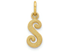FJC Finejewelers 14k Yellow Gold Casted Initial S Charm