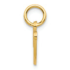 FJC Finejewelers 14k Yellow Gold Casted Initial V Charm
