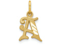 FJC Finejewelers 14k Yellow Gold Initial A Charm