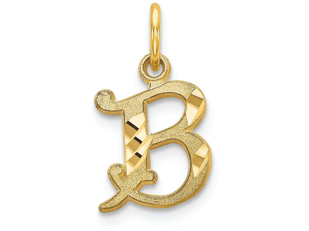 FJC Finejewelers 14k Yellow Gold Initial B Charm