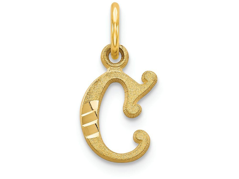 FJC Finejewelers 14k Yellow Gold Initial C Charm