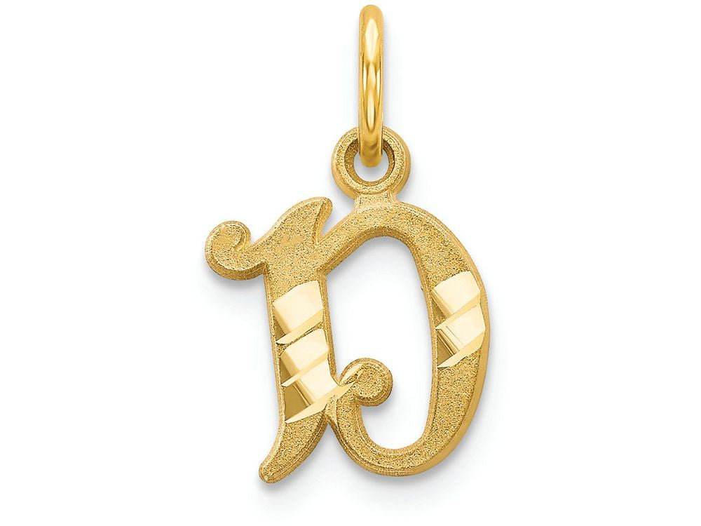 FJC Finejewelers 14k Yellow Gold Initial D Charm