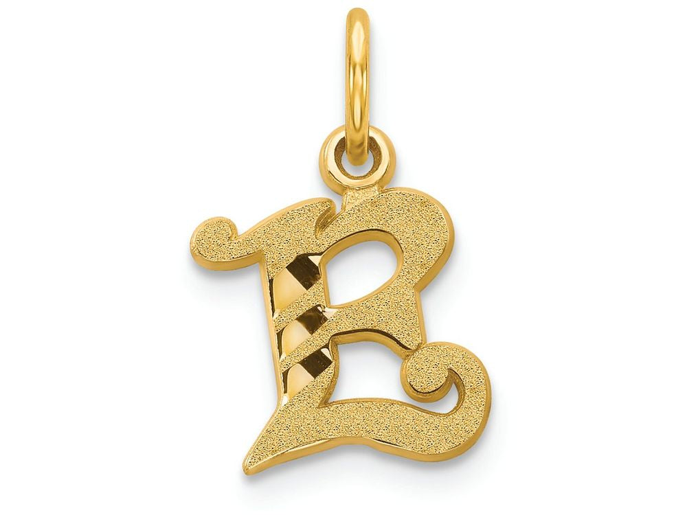 FJC Finejewelers 14k Yellow Gold Initial E Charm