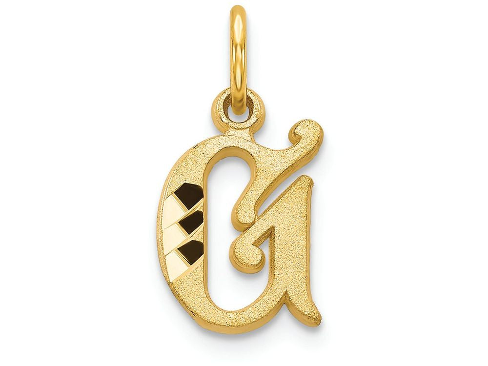 FJC Finejewelers 14k Yellow Gold Initial G Charm