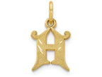 FJC Finejewelers 14k Yellow Gold Initial H Charm