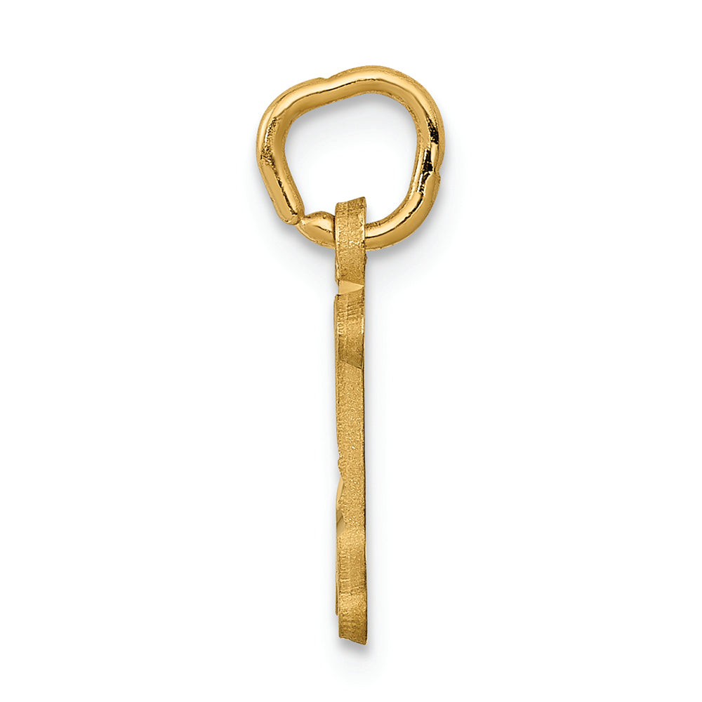 FJC Finejewelers 14k Yellow Gold Initial I Charm