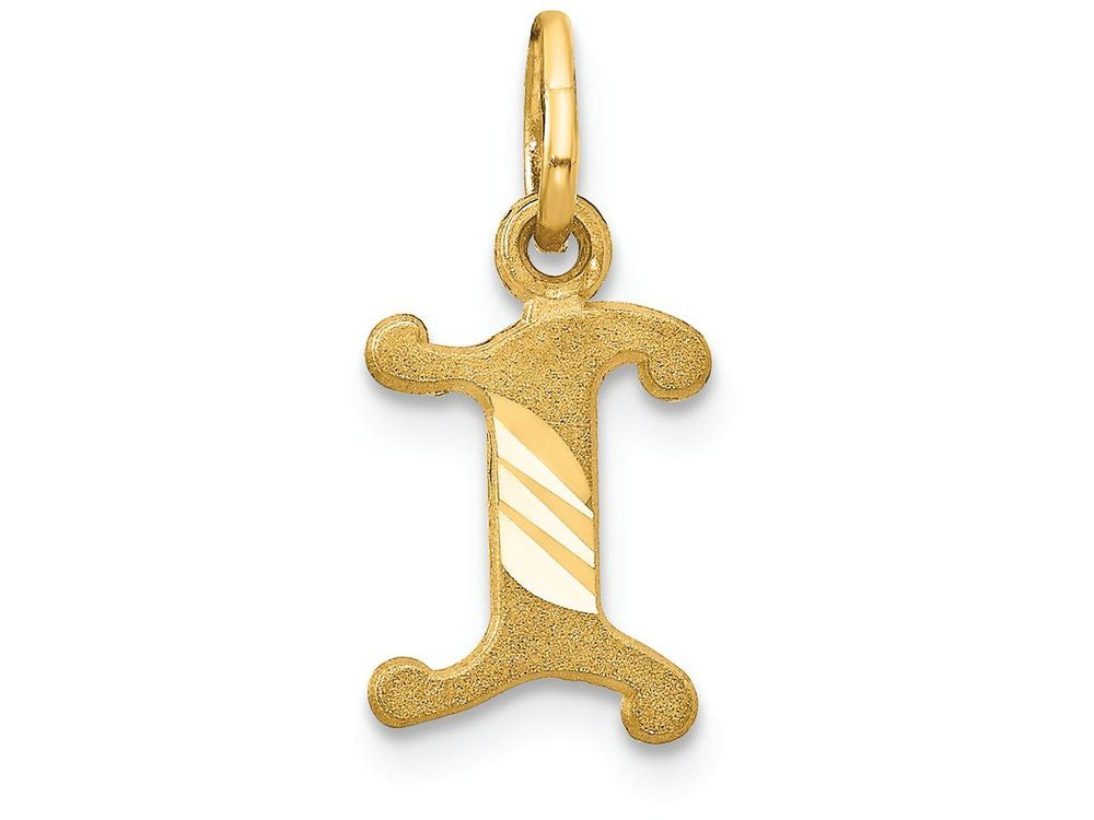FJC Finejewelers 14k Yellow Gold Initial I Charm