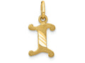 FJC Finejewelers 14k Yellow Gold Initial I Charm