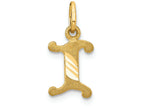 FJC Finejewelers 14k Yellow Gold Initial I Charm