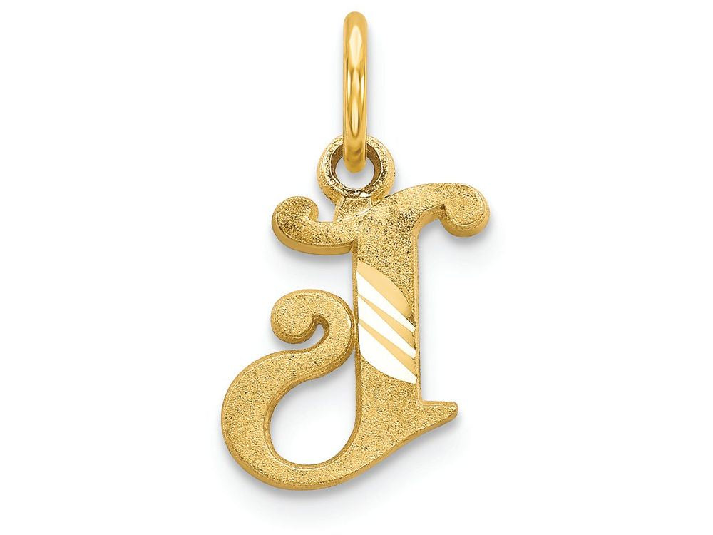 FJC Finejewelers 14k Yellow Gold Initial J Charm