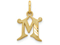 FJC Finejewelers 14k Yellow Gold Initial M Charm