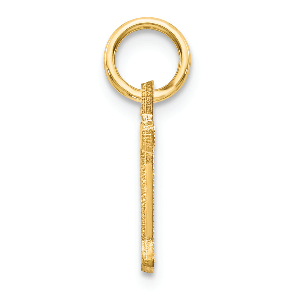 FJC Finejewelers 14k Yellow Gold Initial N Charm