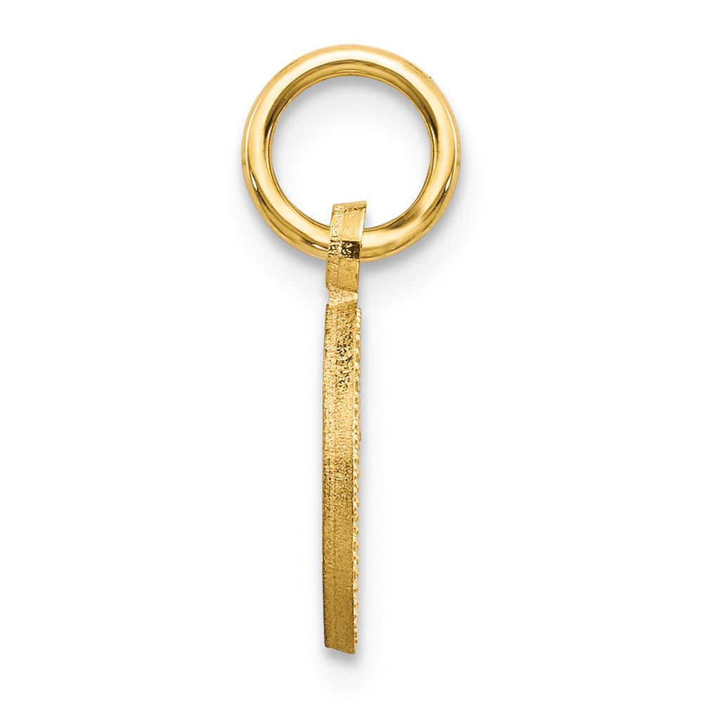 FJC Finejewelers 14k Yellow Gold Initial O Charm