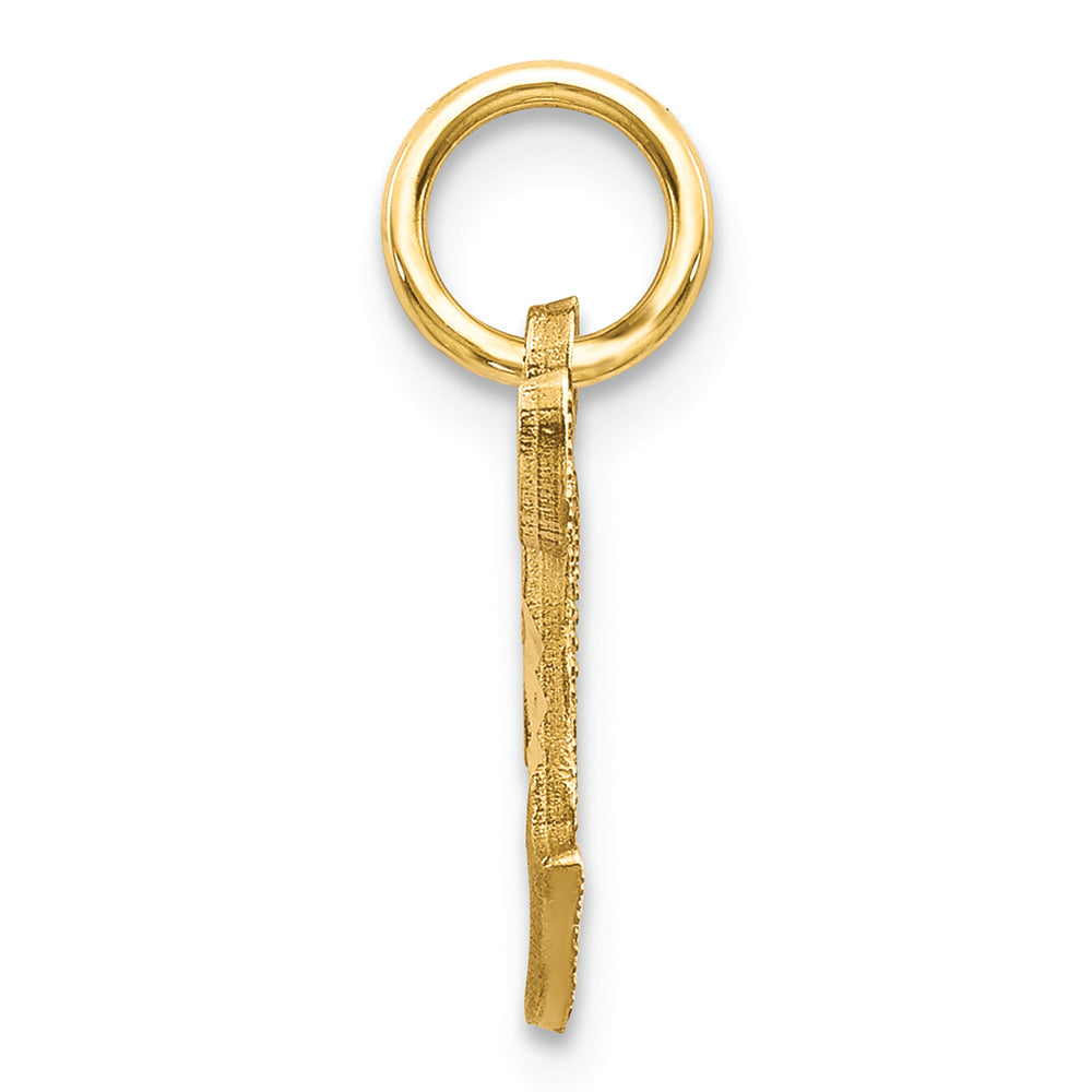 FJC Finejewelers 14k Yellow Gold Initial T Charm