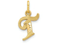 FJC Finejewelers 14k Yellow Gold Initial T Charm