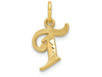 FJC Finejewelers 14k Yellow Gold Initial T Charm