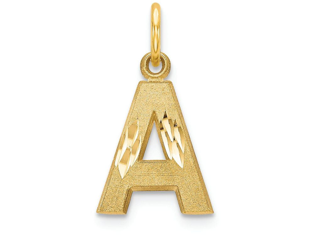 FJC Finejewelers 14k Yellow Gold Initial A Charm