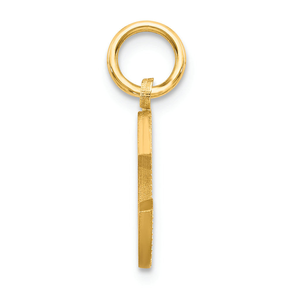 FJC Finejewelers 14k Yellow Gold Initial C Charm