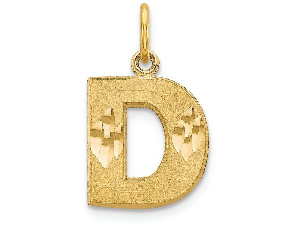 FJC Finejewelers 14k Yellow Gold Initial D Charm
