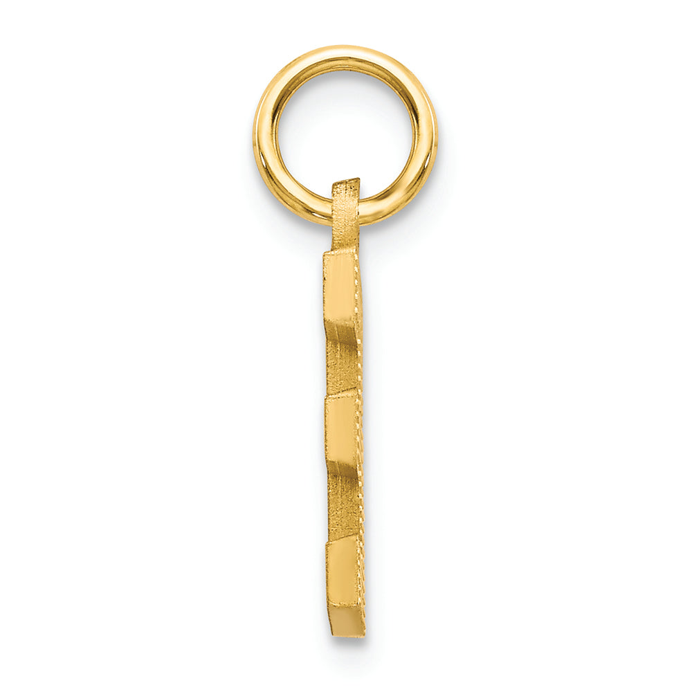 FJC Finejewelers 14k Yellow Gold Initial E Charm