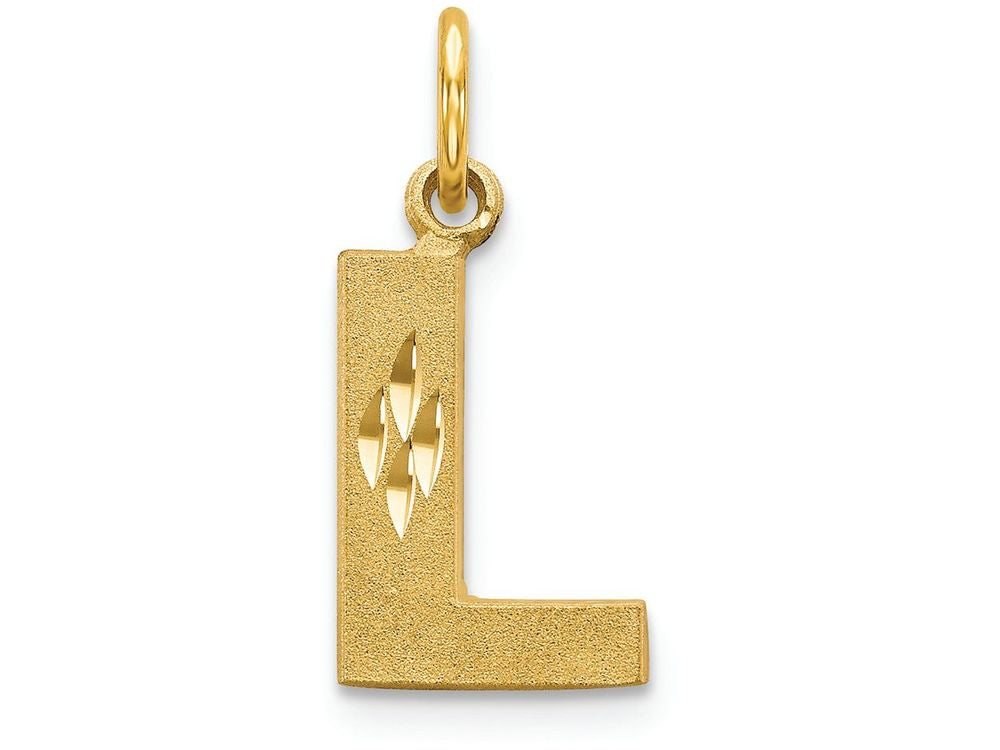 FJC Finejewelers 14k Yellow Gold Initial L Charm