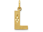 FJC Finejewelers 14k Yellow Gold Initial L Charm