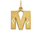 FJC Finejewelers 14k Yellow Gold Initial M Charm