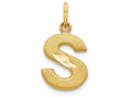 FJC Finejewelers 14k Yellow Gold Initial S Charm