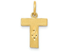 FJC Finejewelers 14k Yellow Gold Initial T Charm