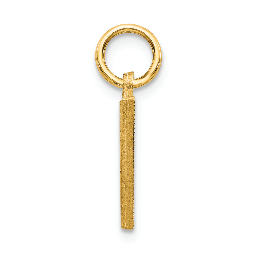 FJC Finejewelers 14k Yellow Gold Initial V Charm