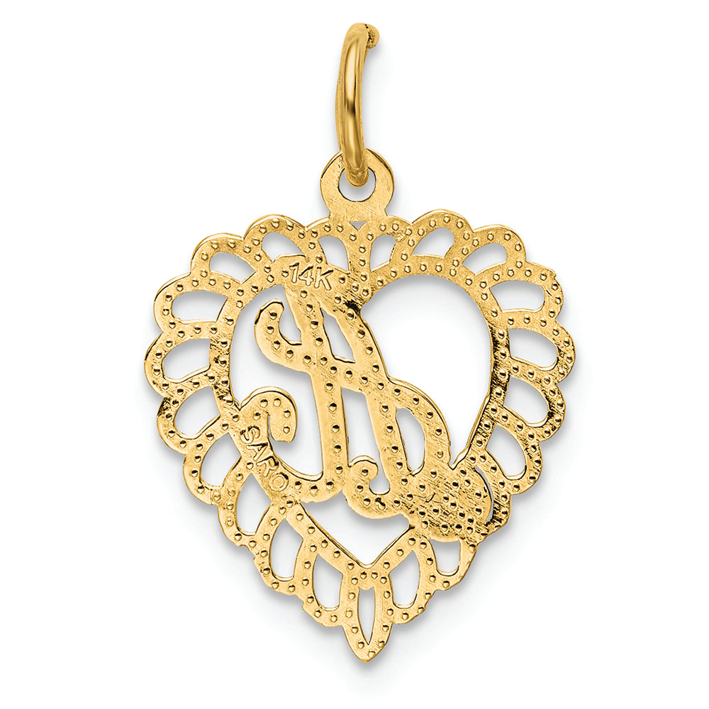 FJC Finejewelers 14k Yellow Gold Initial A Charm