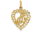 FJC Finejewelers 14k Yellow Gold Initial A Charm
