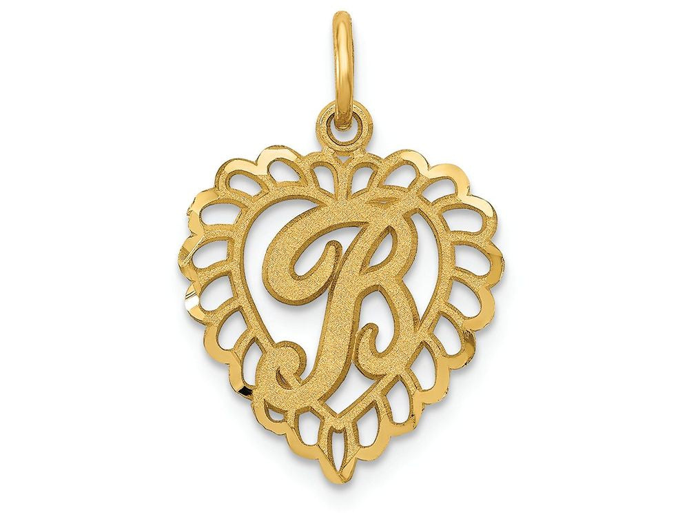 FJC Finejewelers 14k Yellow Gold Initial B Charm