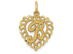 FJC Finejewelers 14k Yellow Gold Initial B Charm