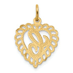 FJC Finejewelers 14k Yellow Gold Initial C Charm