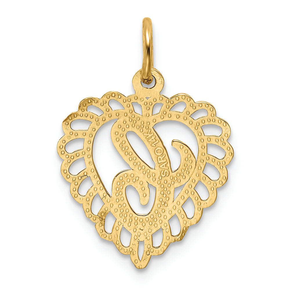 FJC Finejewelers 14k Yellow Gold Initial C Charm
