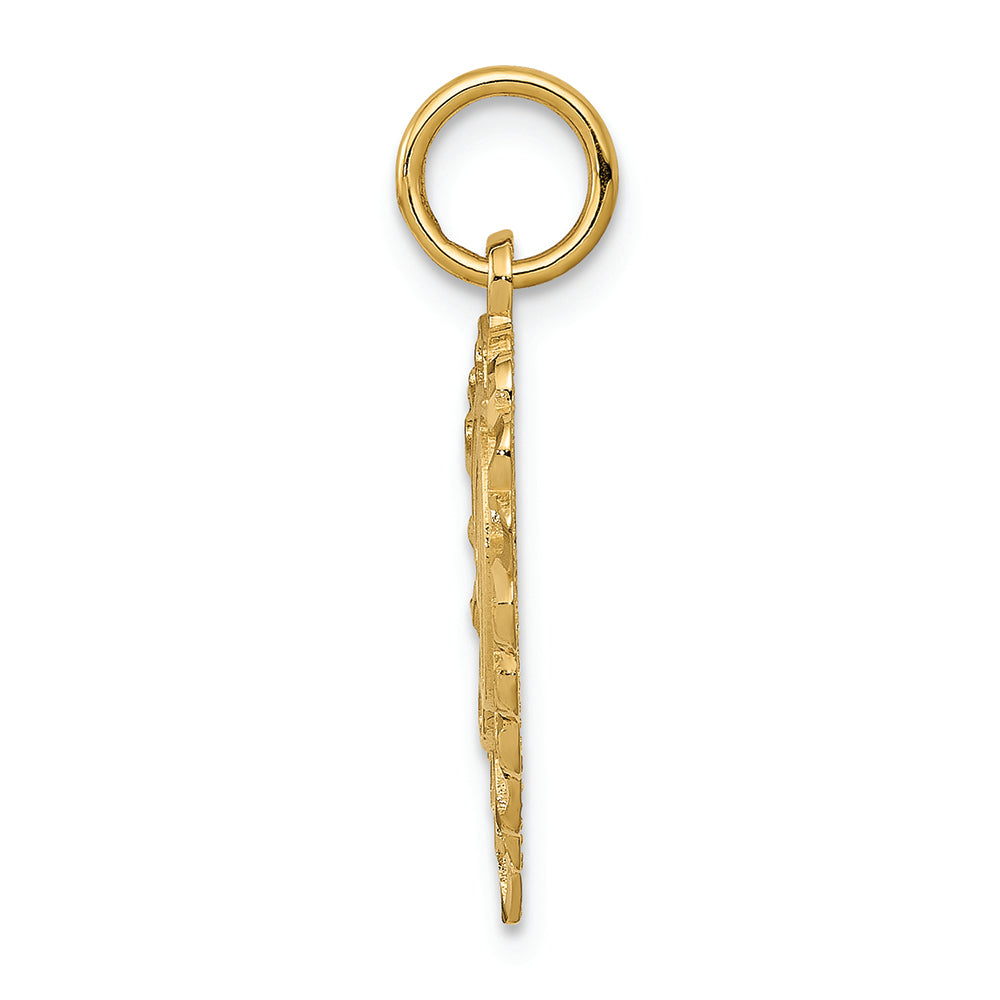 FJC Finejewelers 14k Yellow Gold Initial D Charm