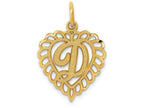 FJC Finejewelers 14k Yellow Gold Initial D Charm