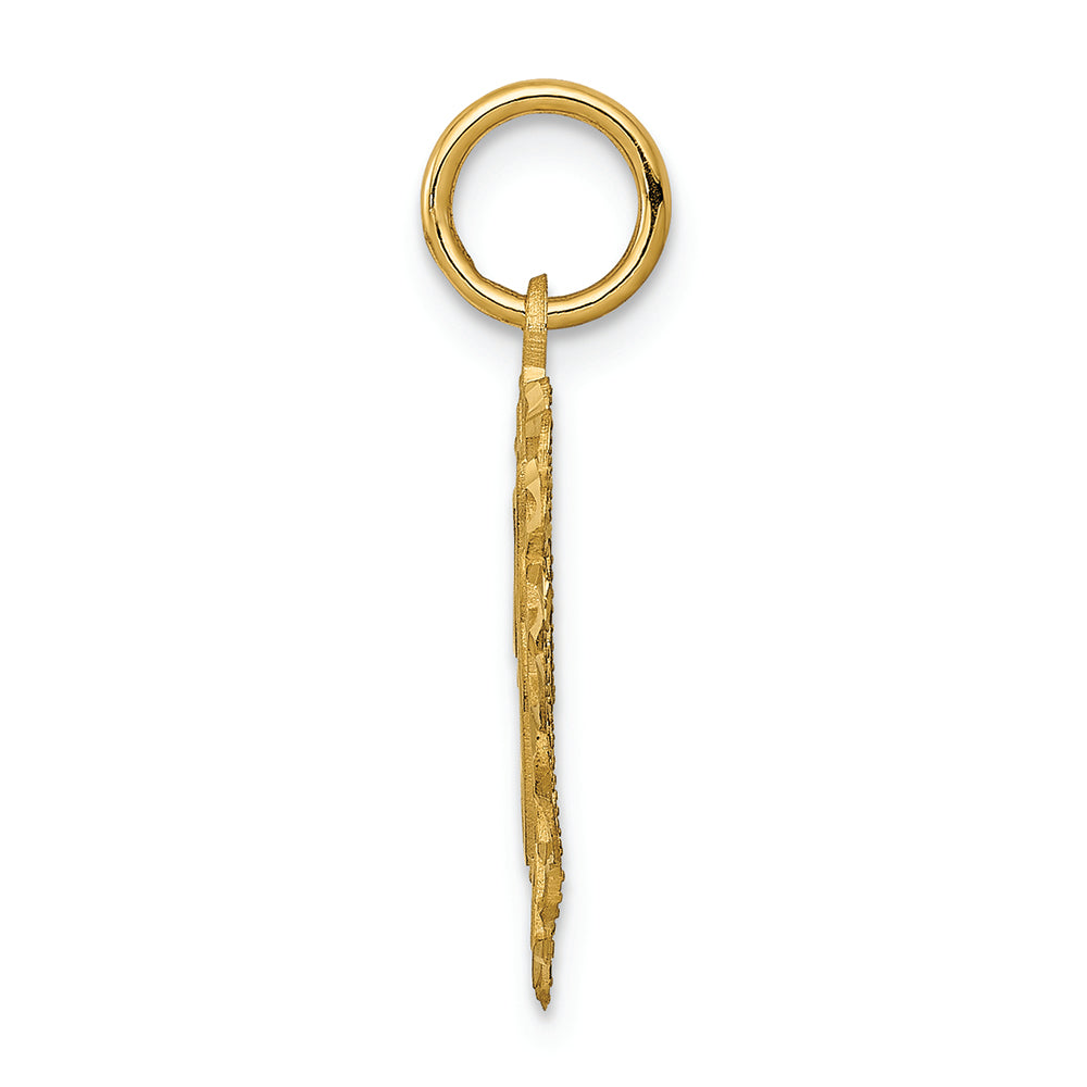 FJC Finejewelers 14k Yellow Gold Initial F Charm