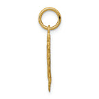 FJC Finejewelers 14k Yellow Gold Initial F Charm