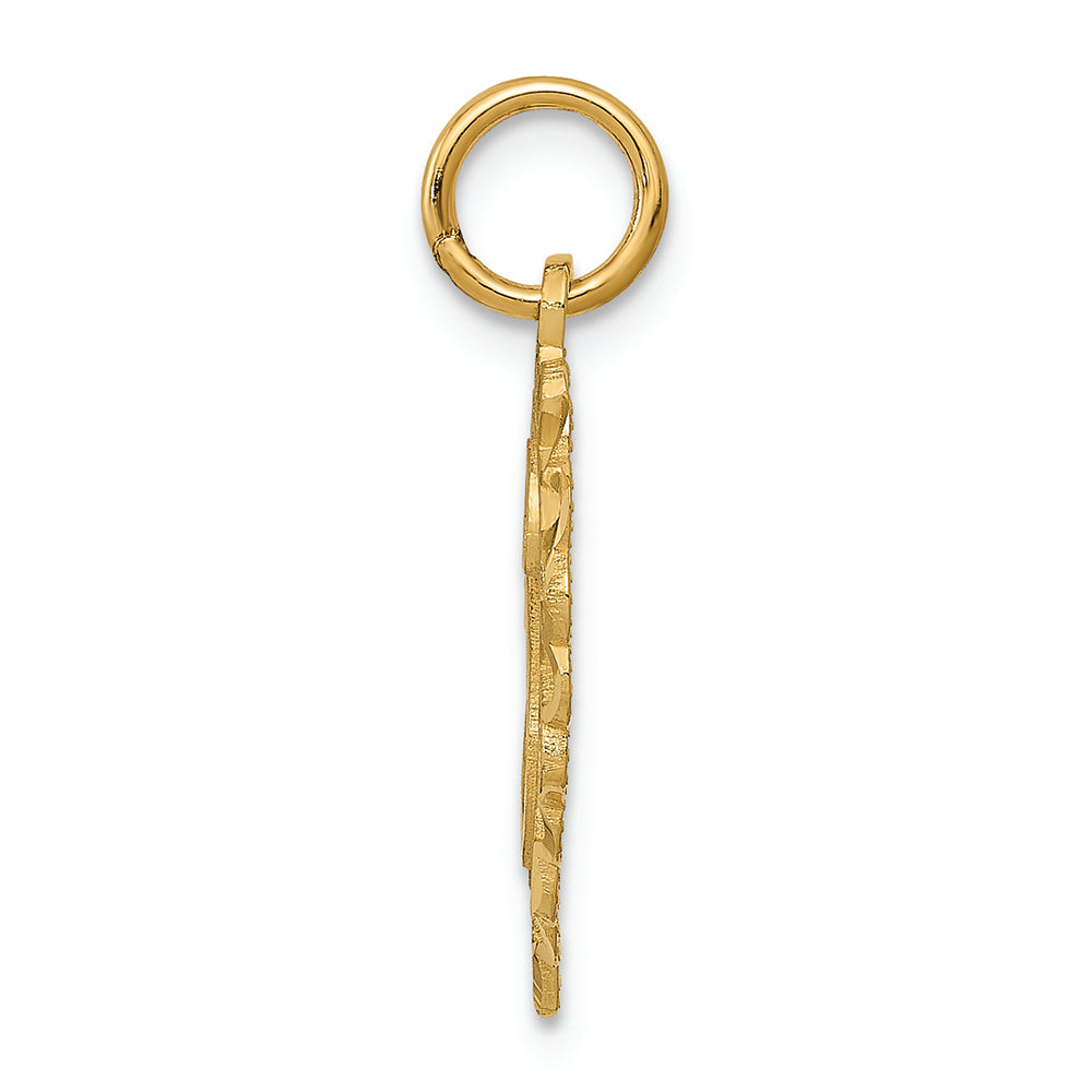 FJC Finejewelers 14k Yellow Gold Initial H Charm