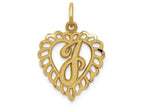 FJC Finejewelers 14k Yellow Gold Initial J Charm